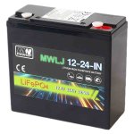 MW Power Akumulator MWLJ LiFePO4 12.8V 24Ah 307Wh IN (12-24-IN)