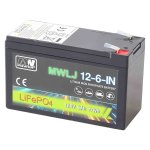 MW Power Akumulator MWLJ LiFePO4 12.8V 6Ah 76Wh IN (12-6-IN)