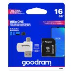 Goodram All in one karta micro 16GB Class 10 UHS I + czytnik kart (M1A4-0160R12)