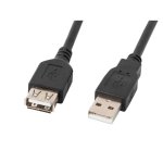 Kabel USB-A M/F 2.0, 1,8m przedłużacz