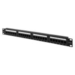 Patch panel UTP 19" kat.5e, 24 porty (PK003)