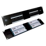 Patch panel UTP 19" kat.5e, 32 porty, 2U (PK017)