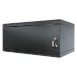 StalFlex S-RC19-4U-350MB Szafa wisząca Standard 19" 4U, 350mm, drzwi metalowe, czarna