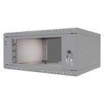 StalFlex S-RC19-4U-450GG Szafa wisząca Standard 19" 4U, 450mm, drzwi szklane, szara