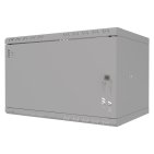 StalFlex S-RC19-6U-350MG Szafa wisząca Standard 19" 6U, 350mm, drzwi metalowe, szara